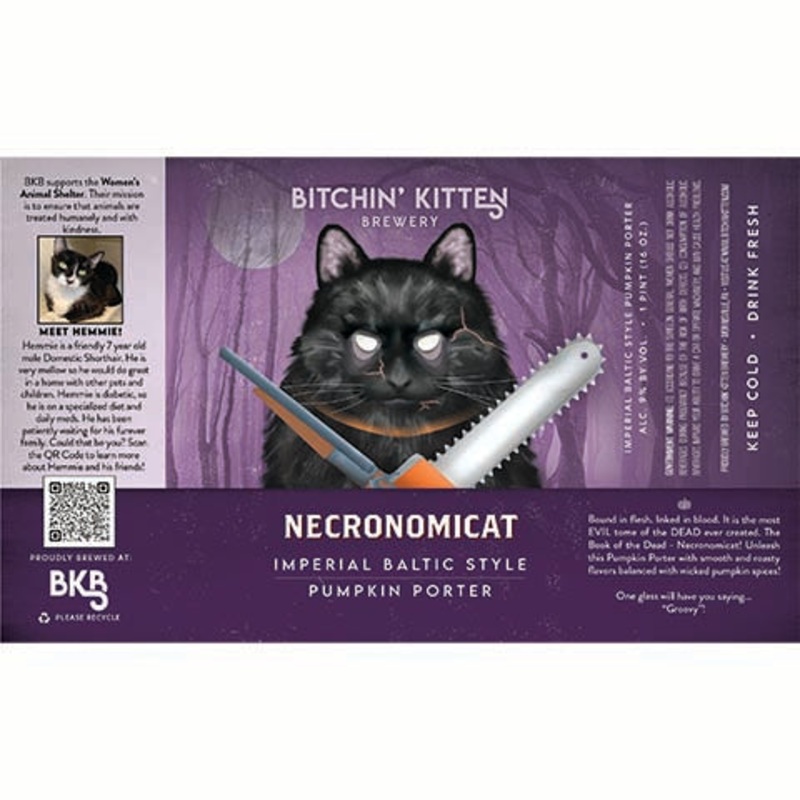 Bitchin’ Kitten Necronomicat Porter 16OZ SINGLE CAN