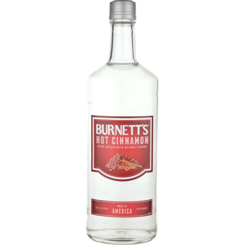 BURNETT’S HOT CINNAMON FLAVORED VODKA 70 750ML 750ML