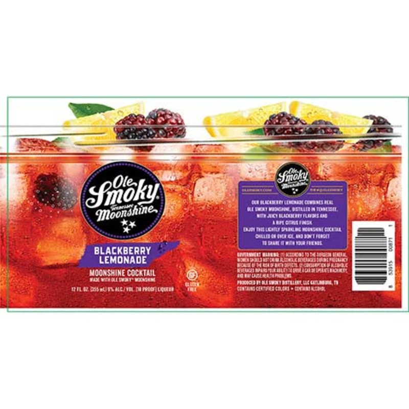 Ole Smoky Blackberry Lemonade 12OZ SINGLE BTL