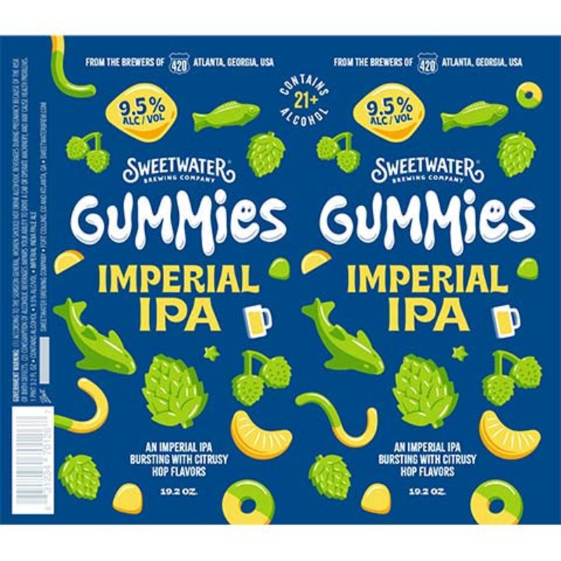 Sweetwater Gummies Imperial IPA 19.2OZ SINGLE CAN