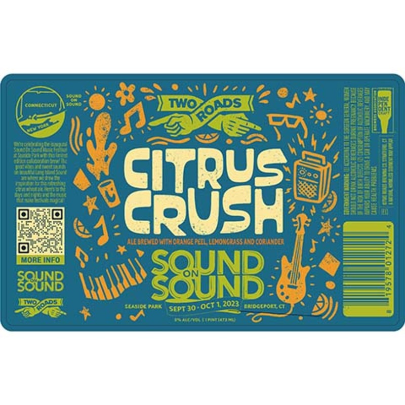Two Roads Citrus Crush 16OZ SINGLE CAN