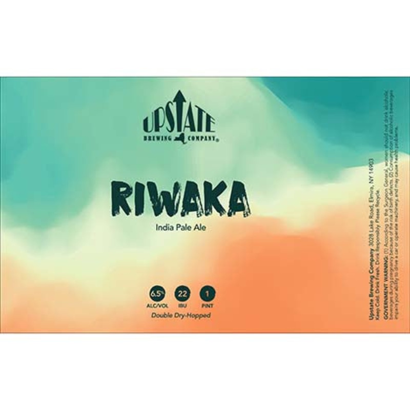 Upstate Riwaka IPA 16OZ SINGLE CAN