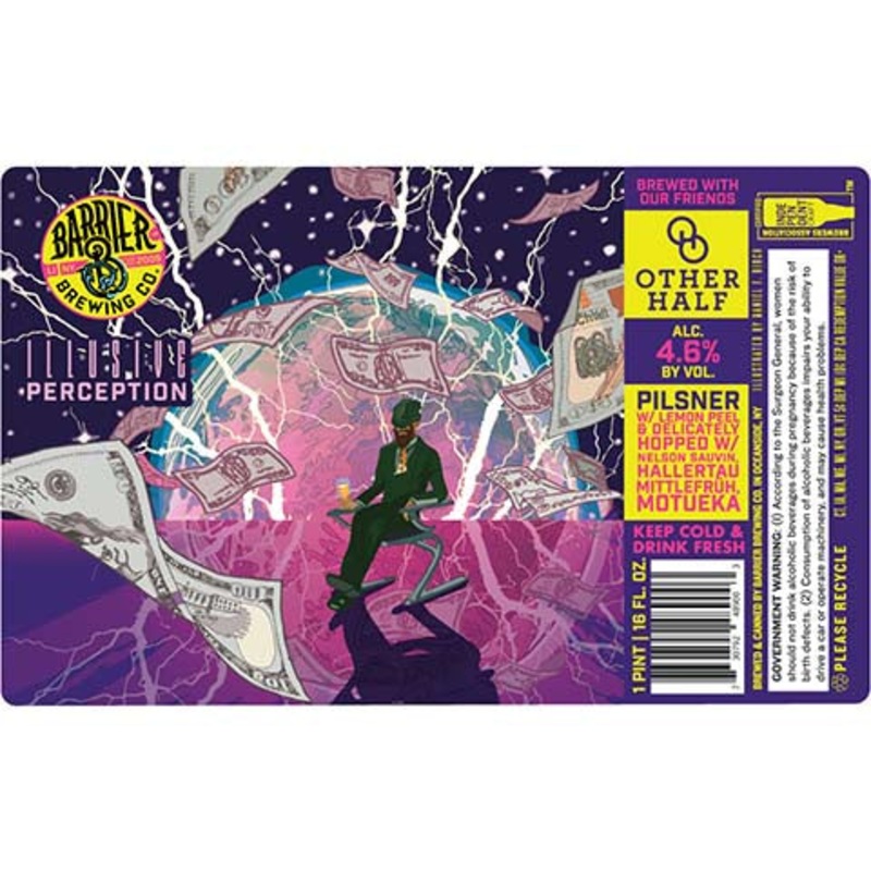 Barrier Illusive Perception Pilsner 16OZ SINGLE CAN