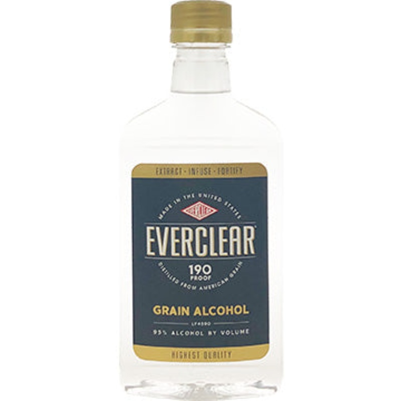 EVERCLEAR 190 PROOF GRAIN ALCOHL 200 ML