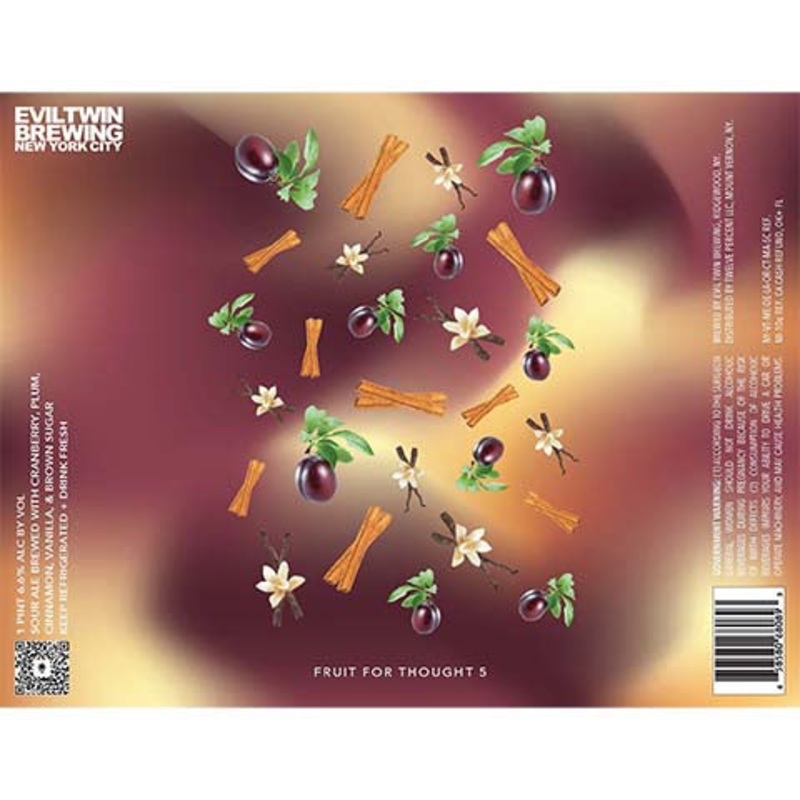 Evil Twin Fruit For Thought 5 Sour 16OZ SINGLE CAN