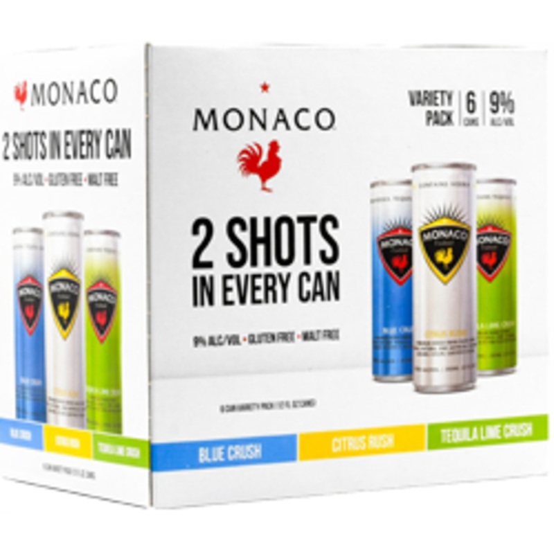 Monaco Cocktail Variety Pack 24 – 12oz Cans, 6 Pack