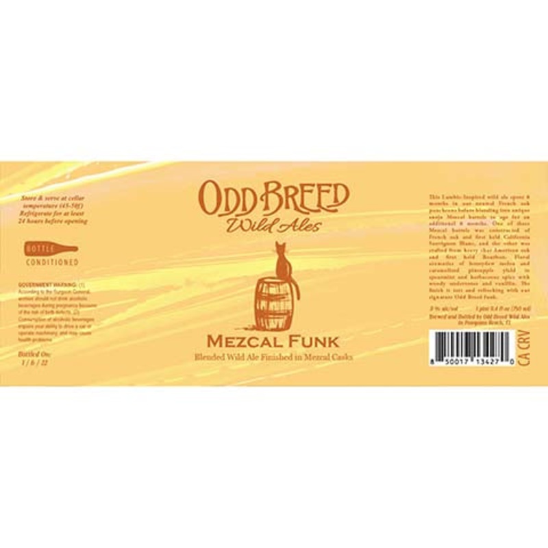 Odd Breed Mezcal Funk Blended Wild Ale 750ML BTL
