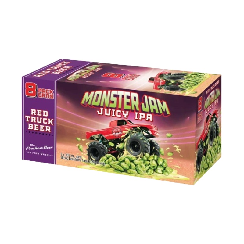 RED TRUCK MONSTER JAM JUICY IPA 355ML 8PK CAN @ Airdrie [1052025] 2840 ml