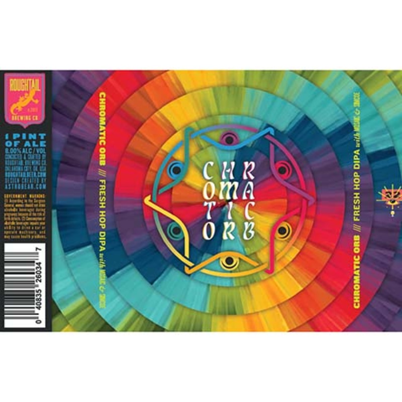 Roughtail Chromatic Orb Fresh Hop DIPA 16OZ SINGLE CAN