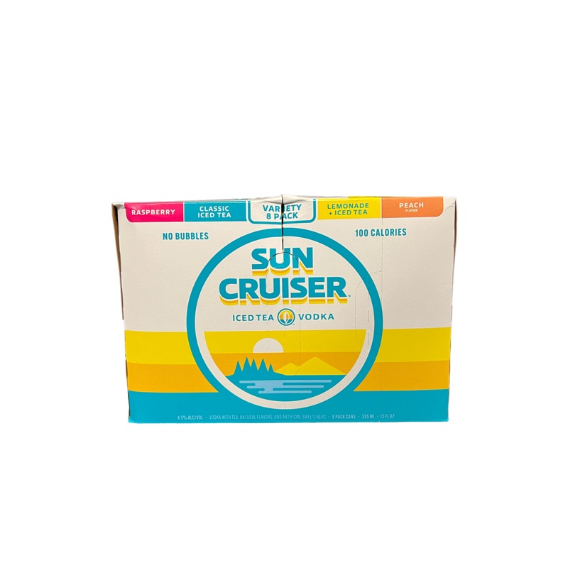 Sun Cruiser Iced Tea Vodka Variety 8 Pack Cans