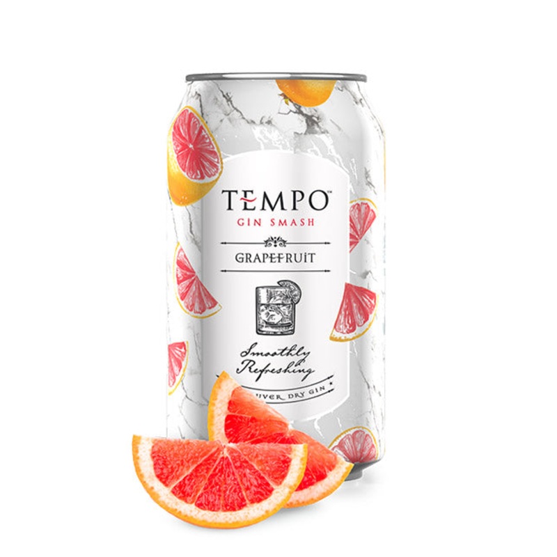 TEMPO GIN SMASH GRAPEFRUIT 355 ML 6 CANS