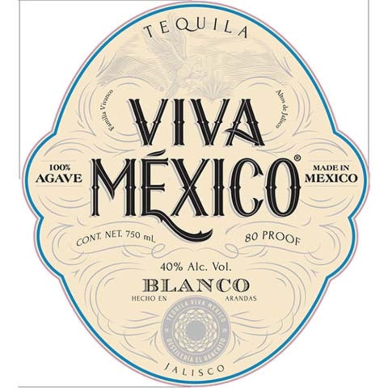 Viva Mexico Blanco Tequila 750ML BTL