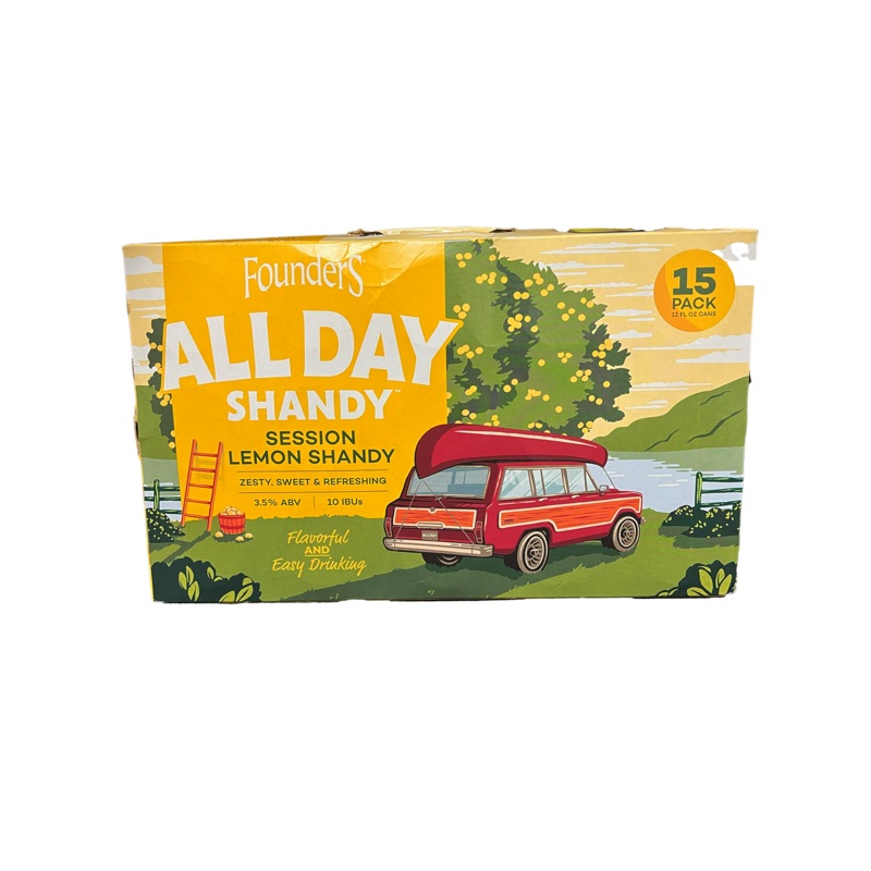 Founders All Day Shandy 15 Pack Cans