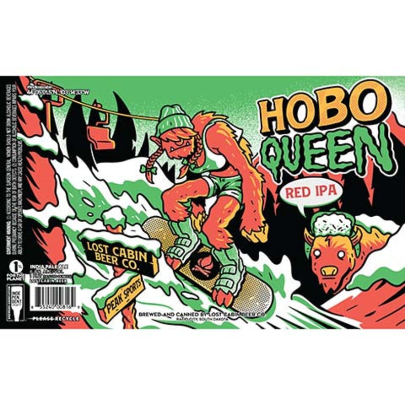 Lost Cabin Hobo Queen Red IPA 16OZ SINGLE CAN