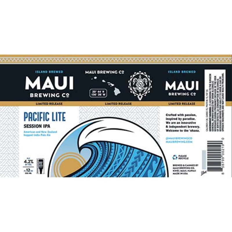Maui Pacific Lite Session IPA 12OZ SINGLE CAN