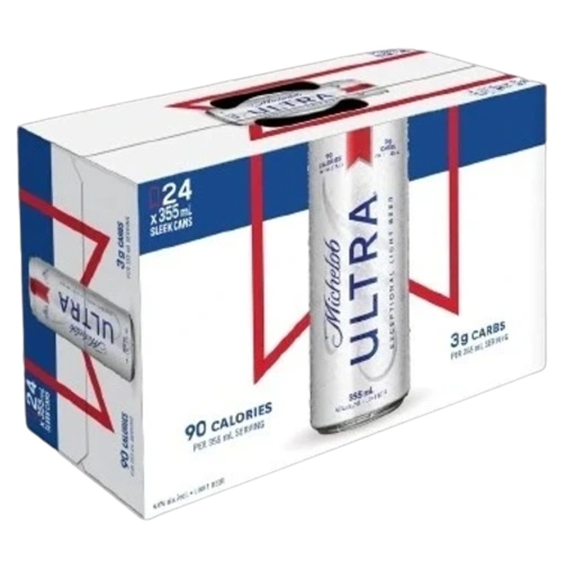 MICHELOB ULTRA LIGHT LAGER 355ML 24PK CAN @ Deerfoot City [1001794] 8520 ml