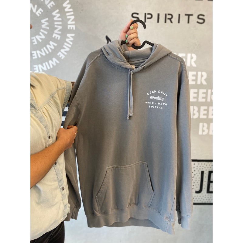 Open Daily Hoodie – Grey Small