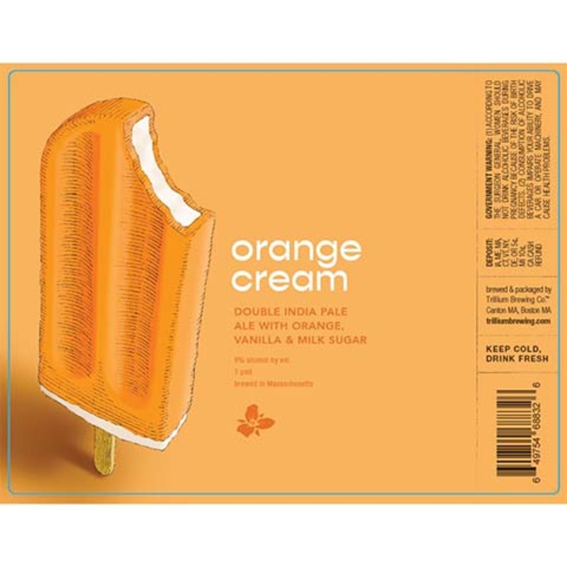 Trillium Orange Cream DIPA 16OZ SINGLE CAN