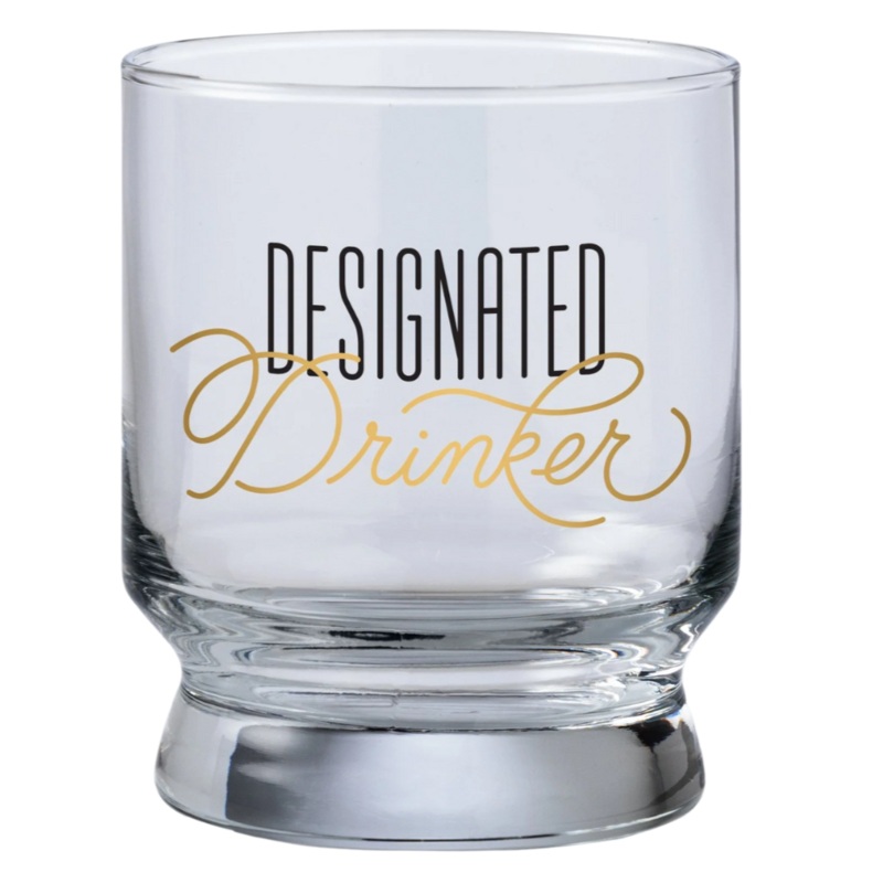 Designated Drinker Glass