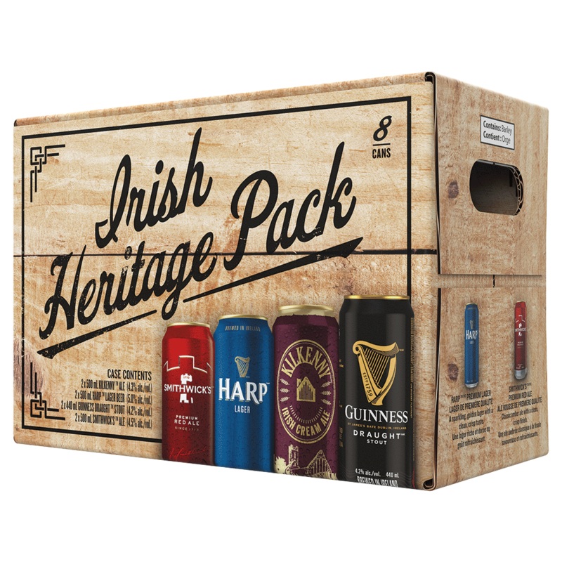 IRISH BEER HERITAGE PACK 500ML
