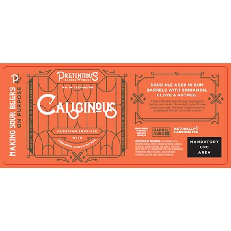 Pretentious Caliginous Sour Ale 12OZ SINGLE CAN