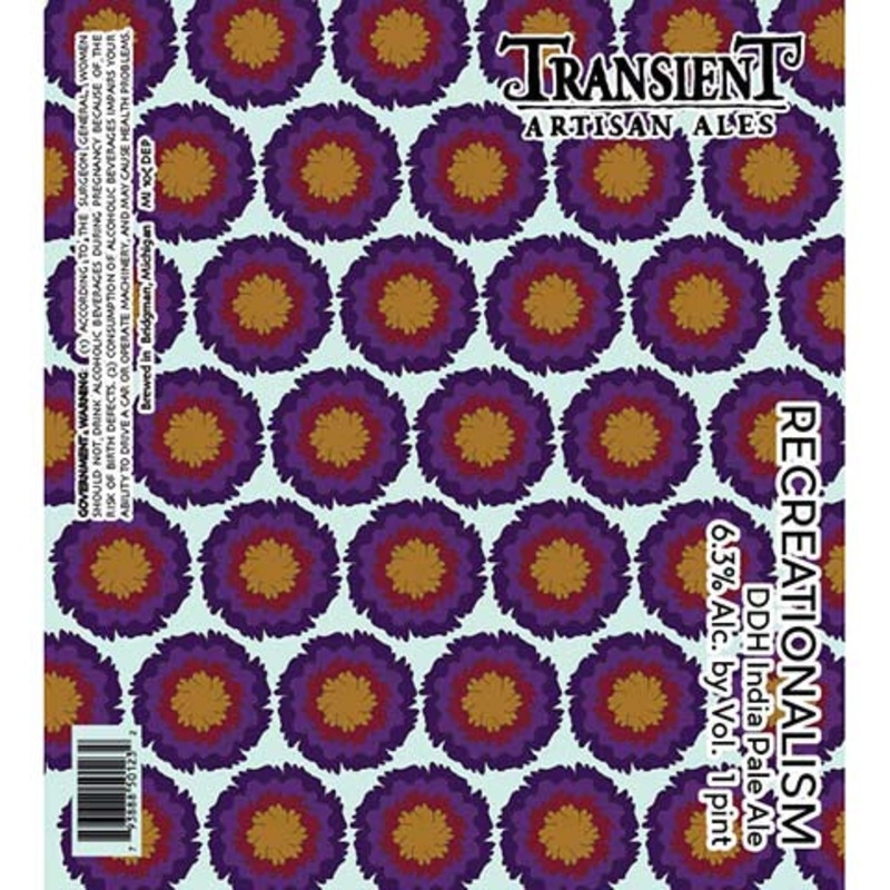 Transient Artisan Ales Recreationalism IPA 16OZ SINGLE CAN