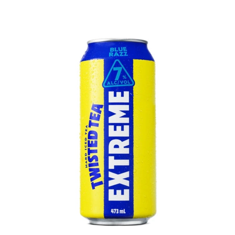 TWISTED TEA EXTREME 7% BLUE RAZZ 473ML CAN @ Signal Hill [1056378] 473 ml