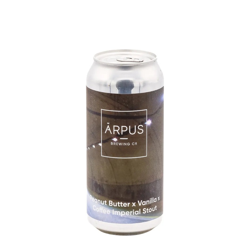 Arpus Peanut Butter Vanilla Coffee Imperial Stout Beer 16 fl oz Single Can