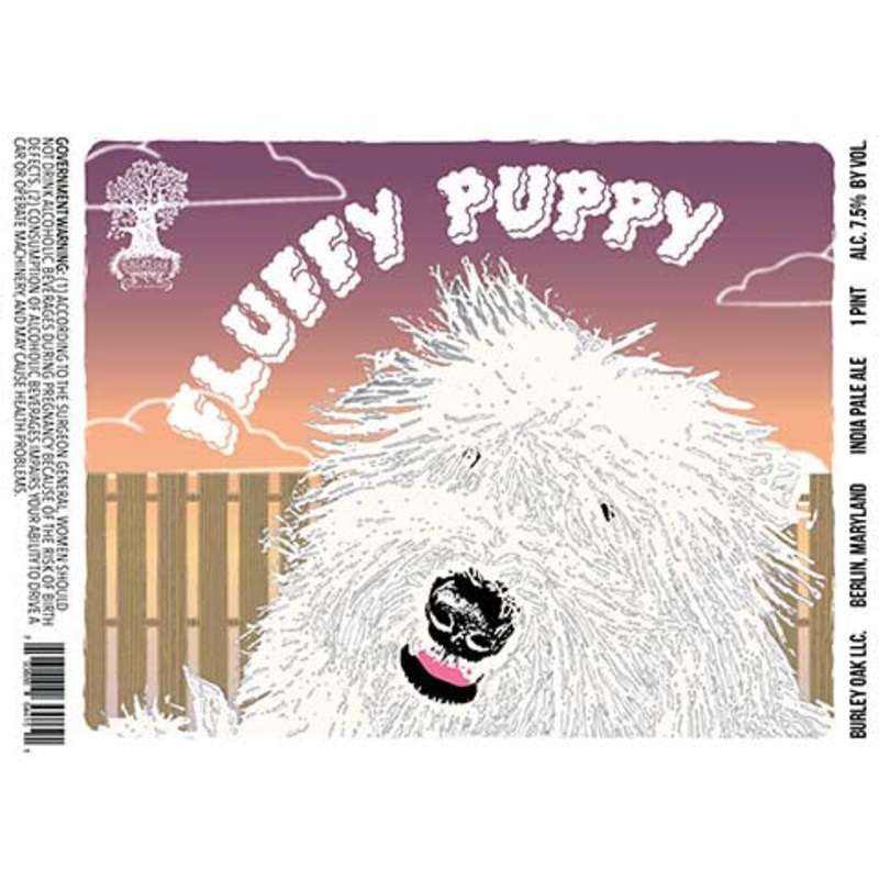 Burley Oak Fluffy Puppy IPA 16OZ SINGLE CAN
