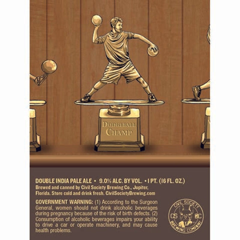 Civil Society Dodgeball Champ DIPA 16OZ SINGLE CAN