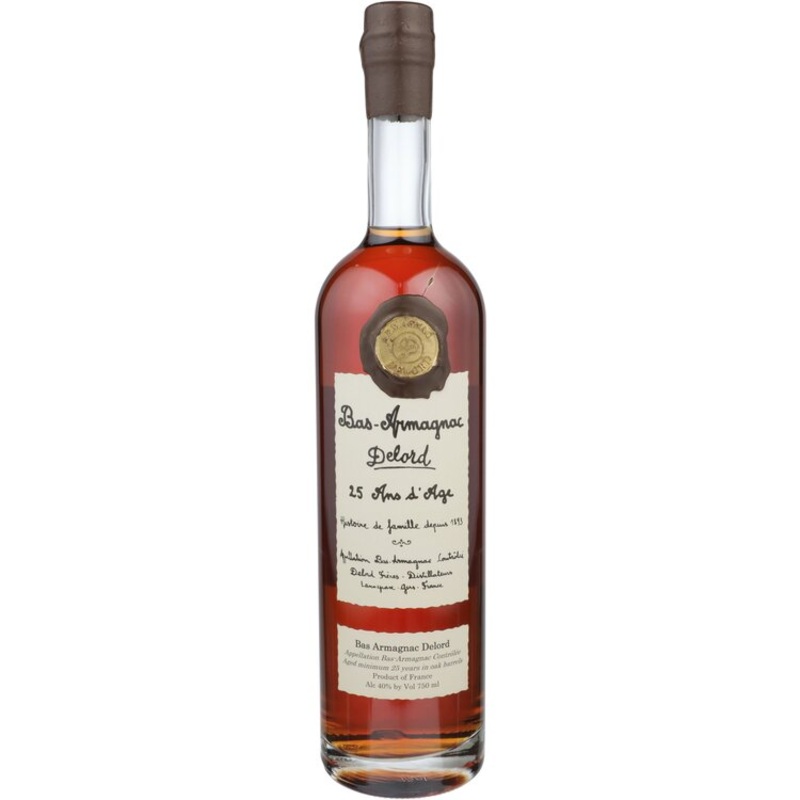 DELORD BAS ARMAGNAC 25 ANS D’AGE 25 YR 80 750ML 750ML