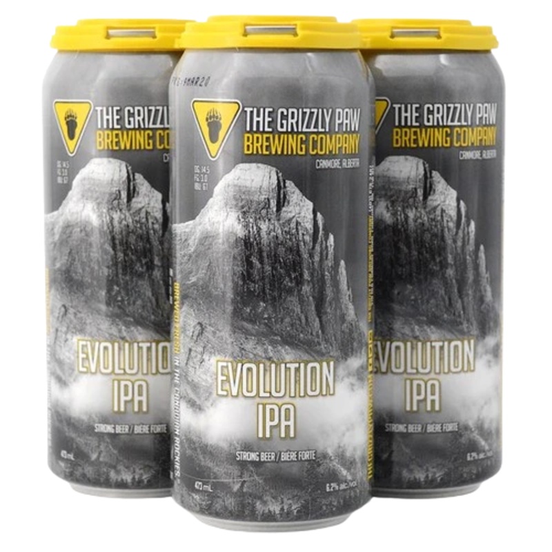 GRIZZLY PAW EVOLUTION IPA 473ML 4PK CAN @ Emerald Hills [1004673] 1892 ml