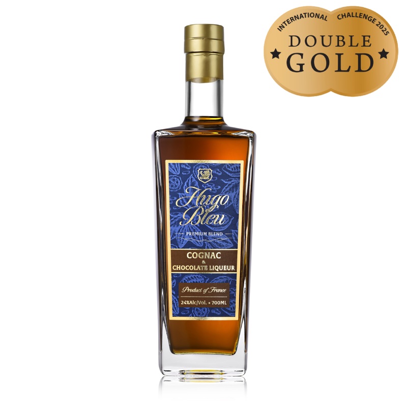 Hugo Bleu Cognac & Chocolate Liqueur 700mL