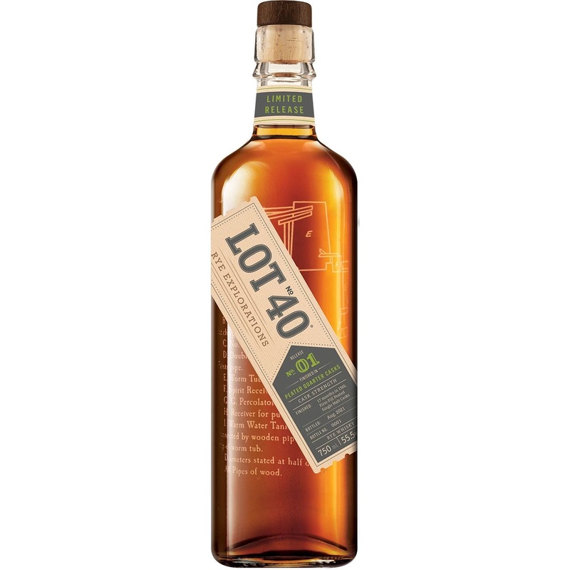 LOT 40 CASK STRENGTH PEATED QUARTER CASK CANADIAN 750ML @ Lethbridge [1037145] 750 ml