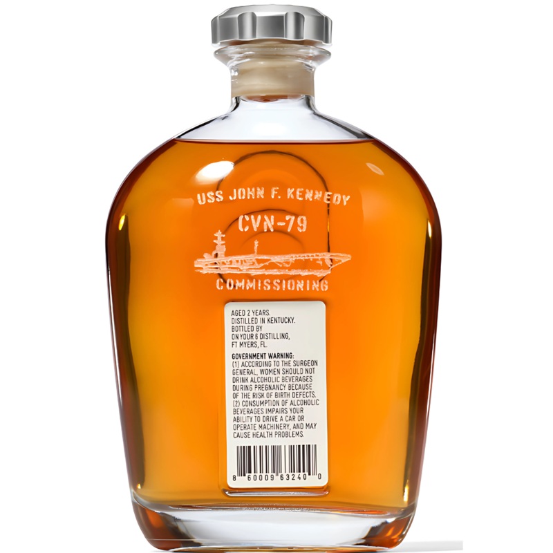 On Your 6 USS John F. Kennedy Commemorative Bottle