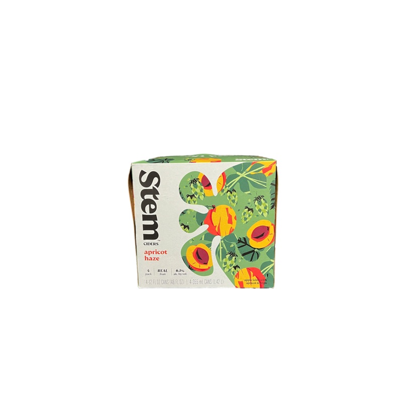 Stem Apricot Haze Cider 4 Pack Cans