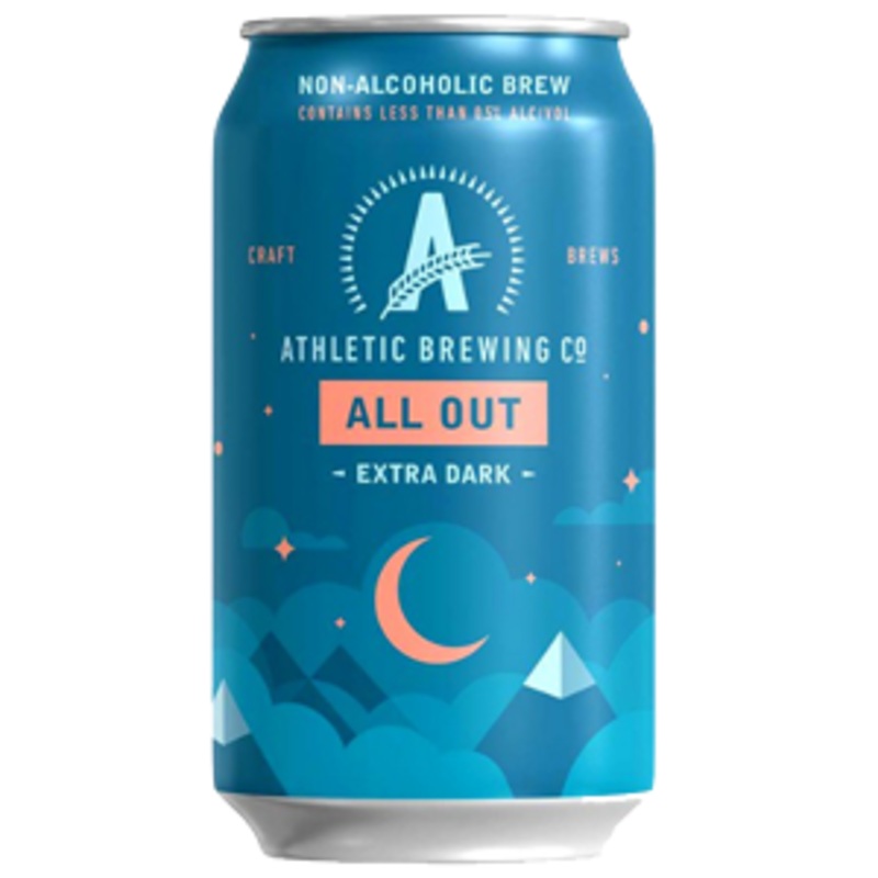 Athletic Brewing All Out Extra Dark 24 – 12oz Cans, 6 Pack