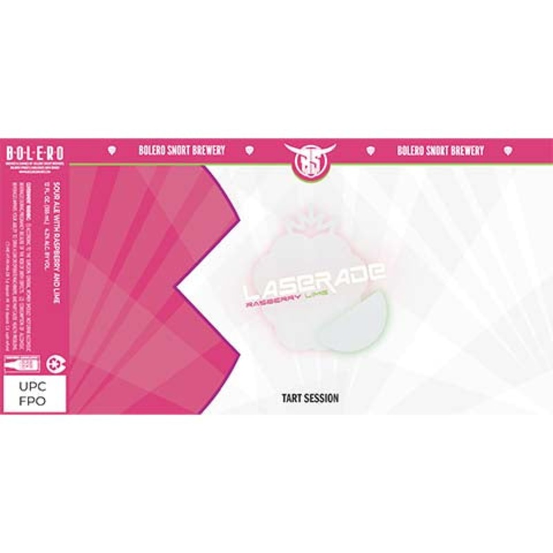 Bolero Snort Laserade Raspberry Lime Tart Session 12OZ SINGLE CAN