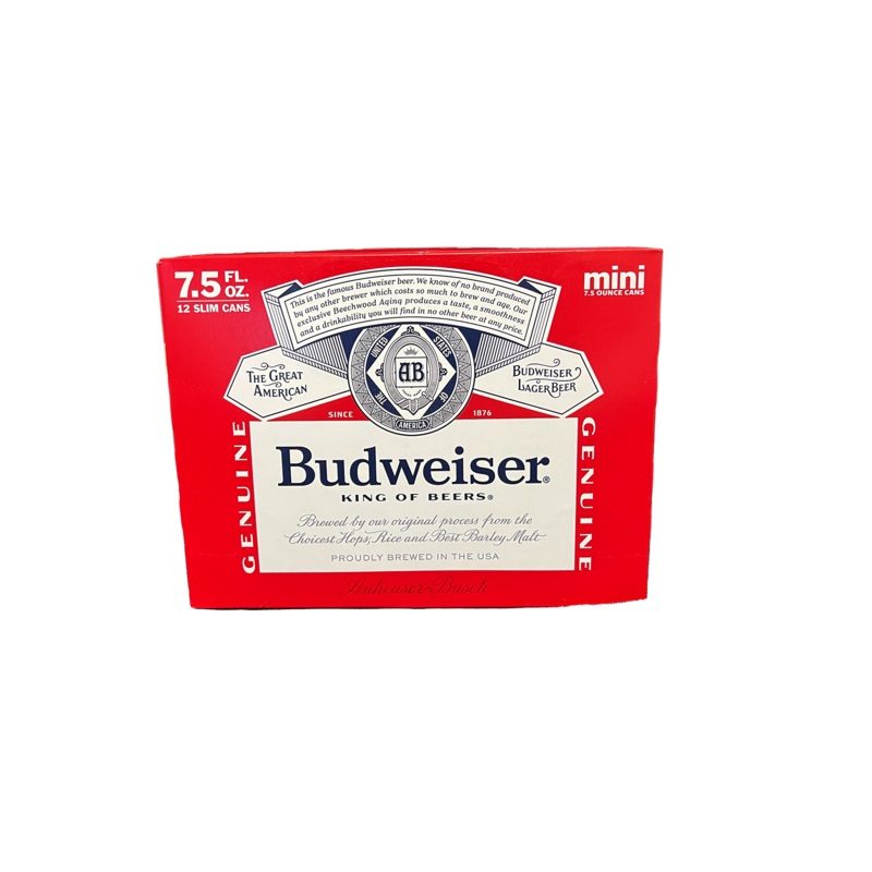 Budweiser 7.5 oz 12 Pack Cans