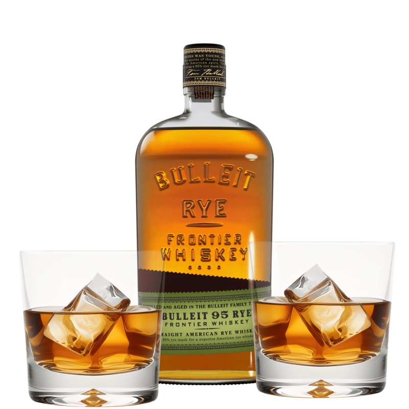 Bulleit Rye Whiskey Gift Set Cheers to You