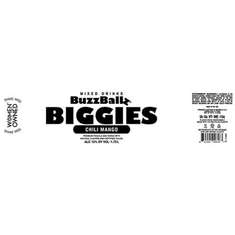 Buzzballz Biggies Chili Mango 1.75L BTL