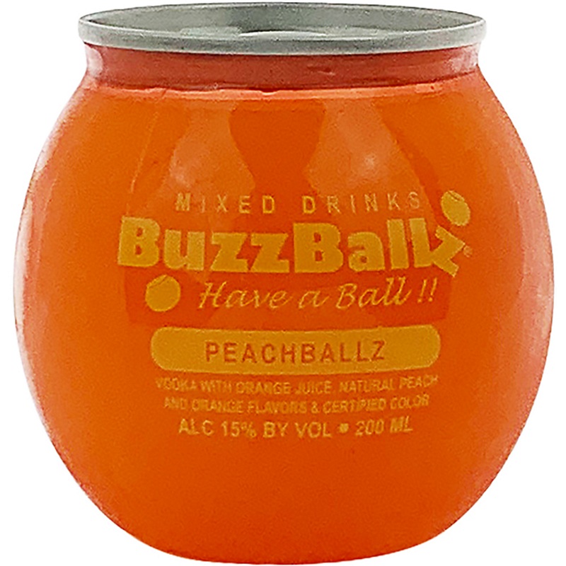 Buzzballz Peachballz Cocktail 30 200ML (3 Units/Pack) 200ML – 3 Units/Pack