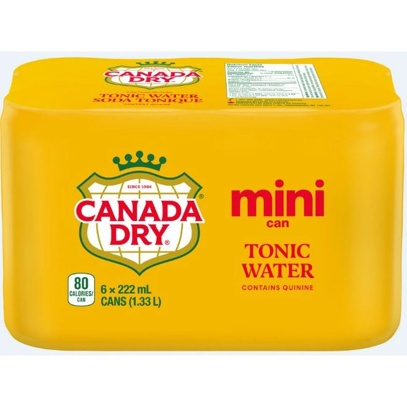 CANADA DRY TONIC WATER 222ML 6PK CAN @ Airdrie [1004038] 1332 ml