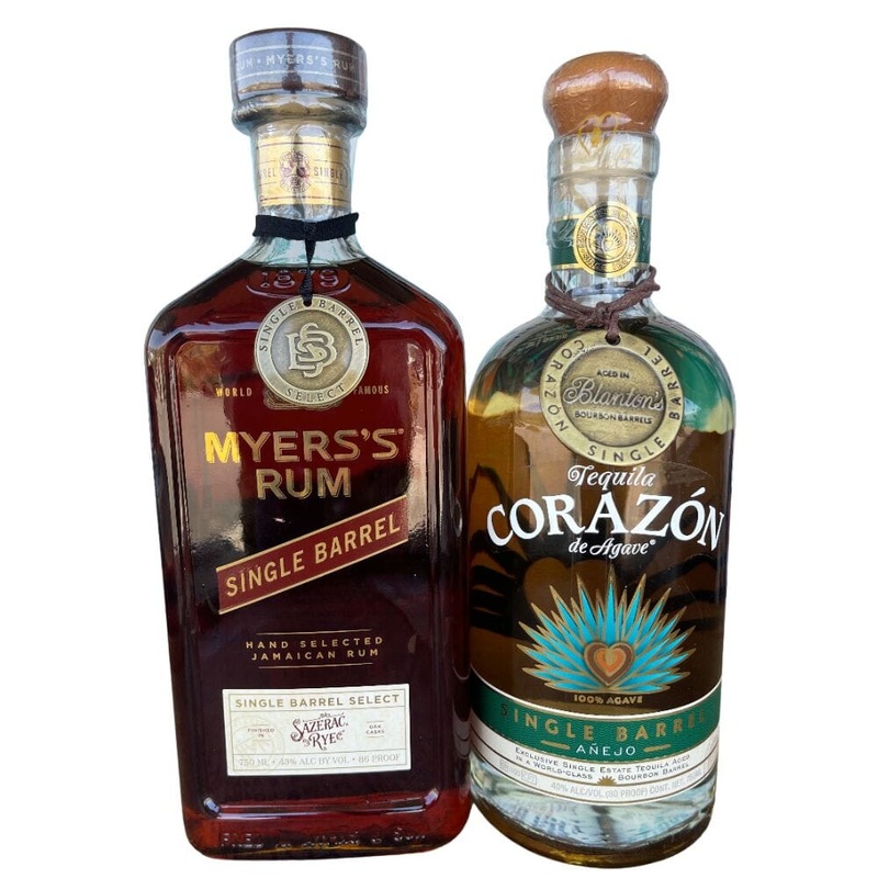 Corazon Anejo Single Barrel Select Aged In Blantons Barrel X Myers Rum Single Barrel Finished in Sazerac Rye Cask