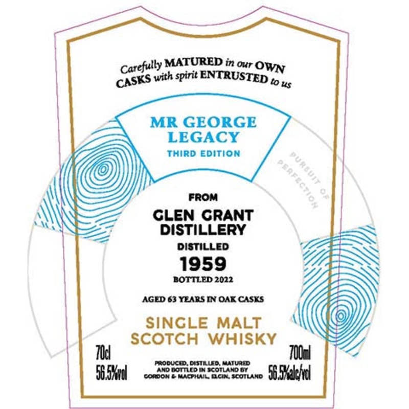 Gordon & Macphail Mr. George Legacy Third Edition Single Malt Scotch Whisky 700ML BTL