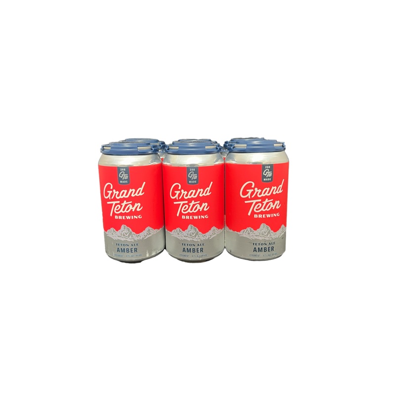 Grand Teton Amber 6 Pack Cans