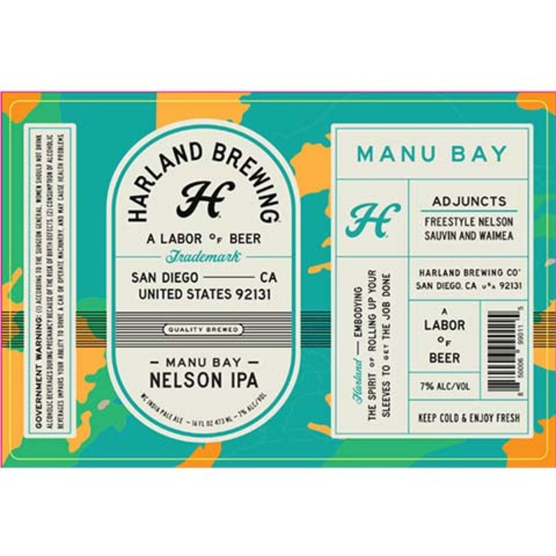 Harland Manu Bay IPA 16OZ SINGLE CAN