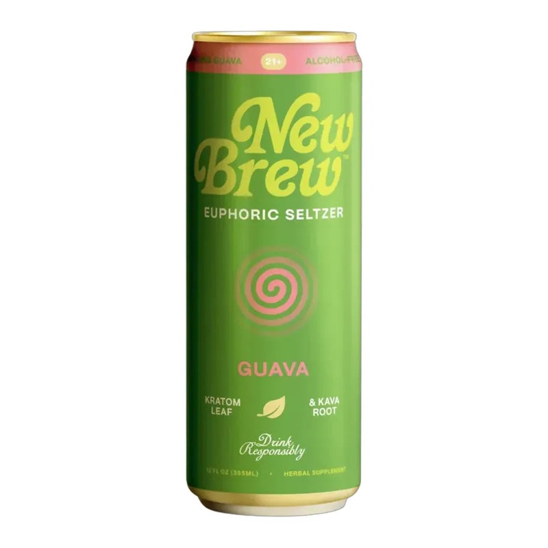 New Brew Euphoric Seltzer Guava