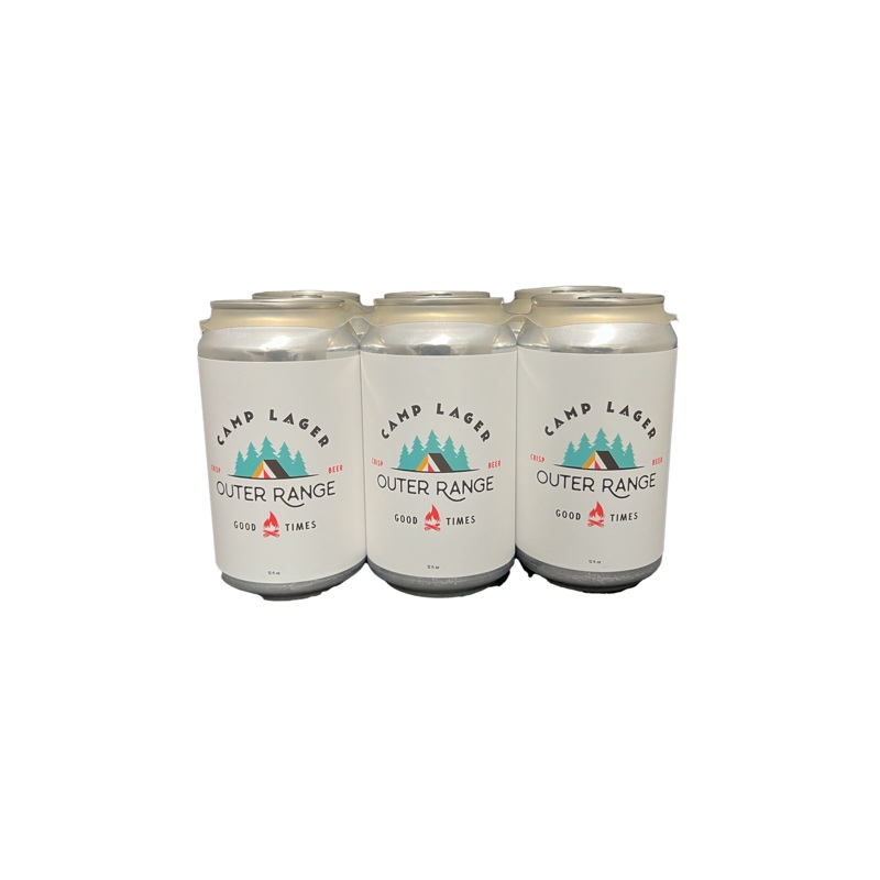 Outer Range Camp Lager 6 Pack Cans