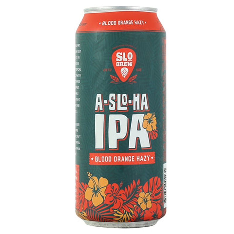 Slo Brew A-SLO-Ha Blood Orange Hazy IPA 16OZ SINGLE CAN